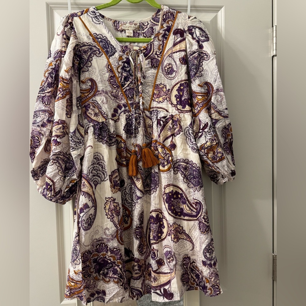 NWT Band of the Free Lyonette Paisley Wedding Guest Dress Sz S - Picture 4 of 8